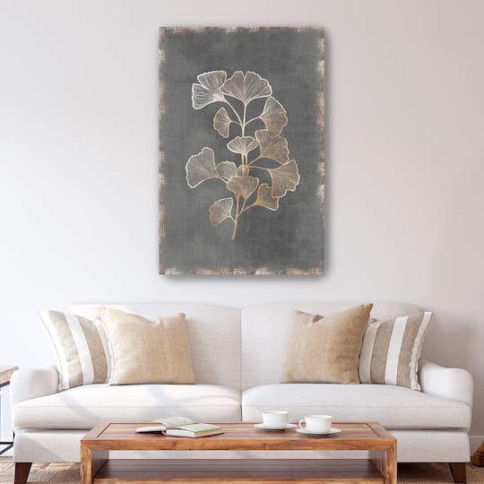 Lumaprints Gilded Botanical II Canvas Wall Art